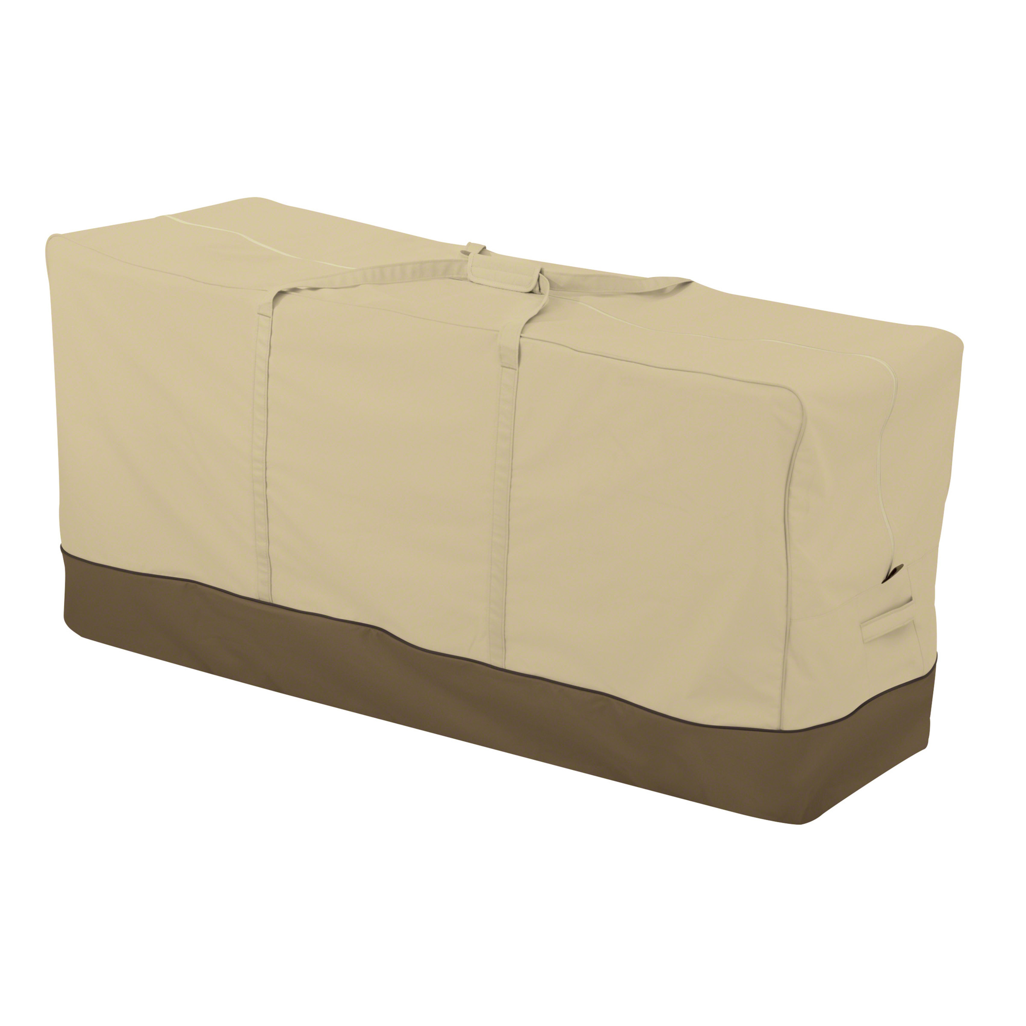 Classic Accessories Veranda, Cushion Cover Storage Bag, Cover Type Cushion, Primary Color Tan, Primary Material Polyester, Model# 55-648-051501-00
